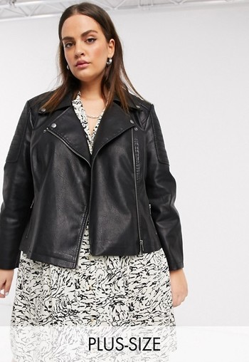 leather jacket curve