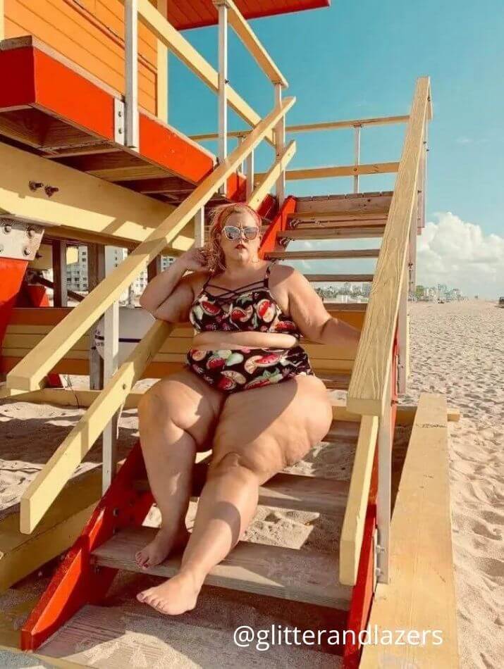 Fat people in on sale swimsuit