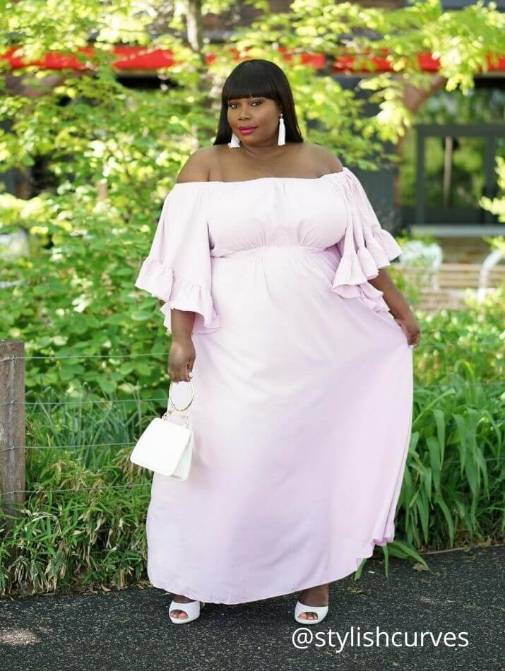 Stylish Party Wear Plus Size Girls Dresses 2019/Beautiful Designer Dresses  For Fat Woman 