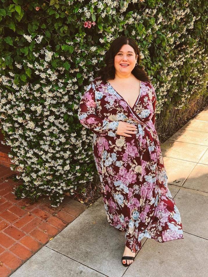 Plus size baby shower sales dress